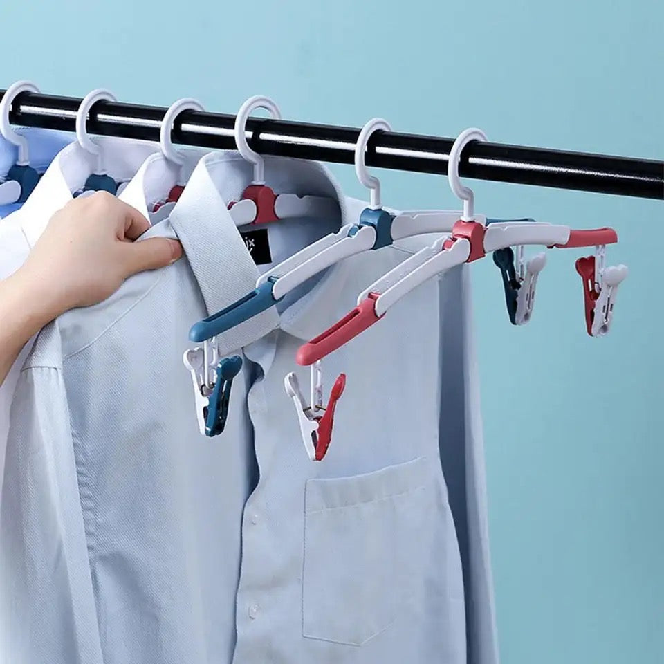 Folding Cloth Hanger, Multifunctional Windproof Clip Drying Rack, Household Anti Slip Clothes Holder, Travel Essentials Clothes Rack, Home Wardrobe Storage Rack, Anti Skid Coat Hangers, Space Saving Hangers for Home Travel Outdoor Camping Folding Cloth Hanger, Multifunctional Windproof Clip Drying Rack, Household Anti Slip Clothes Holder, Travel Essentials Clothes Rack, Home Wardrobe Storage Rack, Anti Skid Coat Hangers, Space Saving Hangers for Home Travel Outdoor Camping
